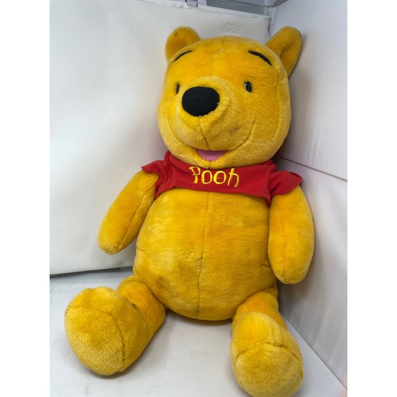Winnie the Pooh I Talk! Plush Doll Toy Yellow Red Disney Animated Character - Picture 12 of 12